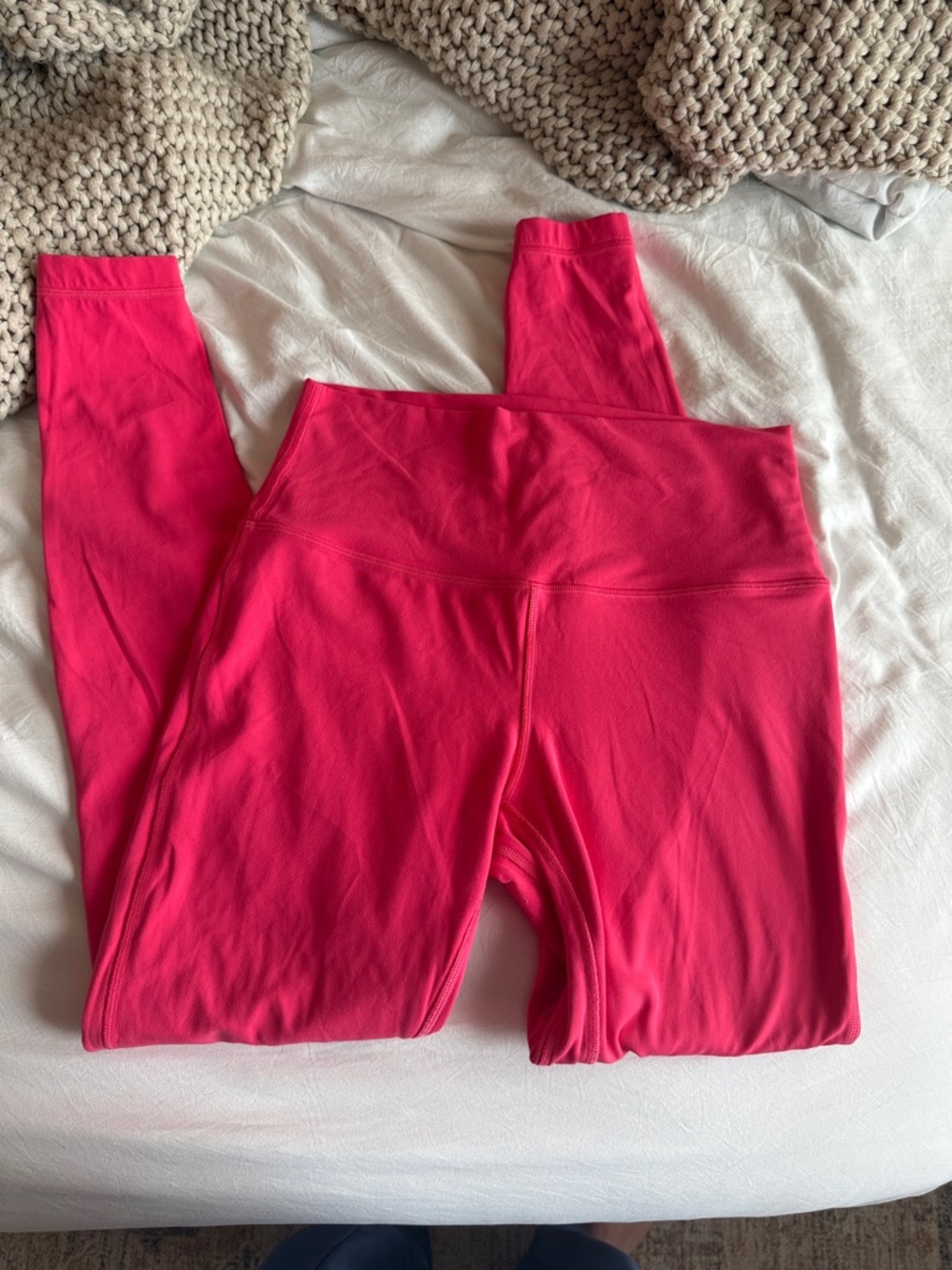 lululemon athletica Bright Pink High-Waist Leggings